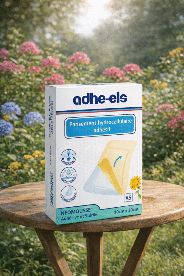 NEOMOUSSE® Adhésive et Stérile Pansement hydrocellulaire adhésif