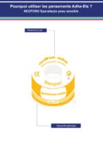 NEOPOR® Sparadarps peau sensible