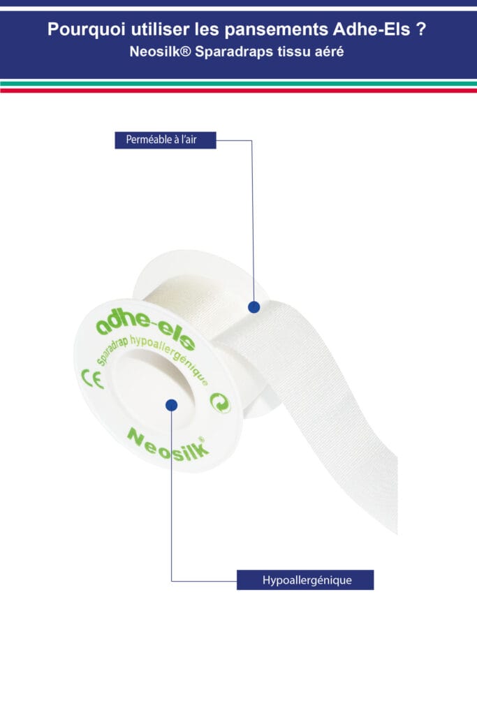 Neosilk® Sparadraps tissu aéré