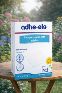 R2.1.5.9PHO3D00 Etui 3D compresse de gaze hydrohpile 10x10cm