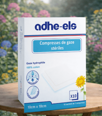 R2.1.5.9PHO3D00 Etui 3D compresse de gaze hydrohpile 10x10cm