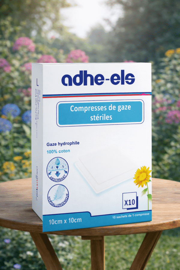 R2.1.5.9PHO3D00 Etui 3D compresse de gaze hydrohpile 10x10cm